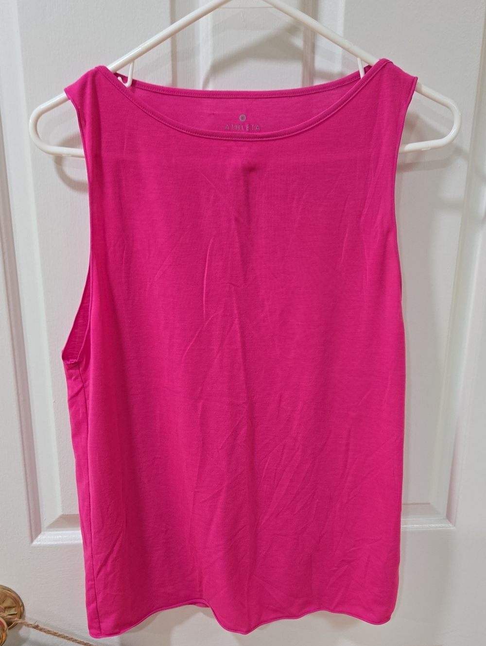 Athleta Hot Pink Sleeveless Muscle Tank Size XS